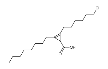1-Chlor-7.8-carboxymethano-7-hexadecen结构式