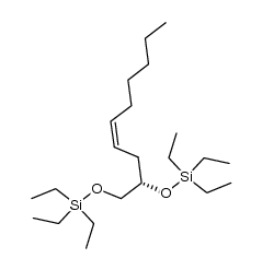 (S)-1,2-bis[(triethylsilyl)oxy]-4(Z)-decene结构式