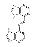 1H-Purine, 6,6'-azobis-(9CI) structure