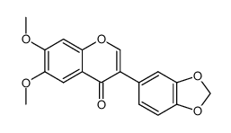 6,7-dimethoxy-3',4'-methylenedioxyisoflavone结构式