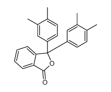 3,3-bis(3,4-dimethylphenyl)-2-benzofuran-1-one Structure