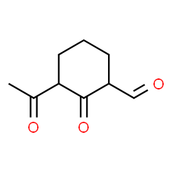 Cyclohexanecarboxaldehyde, 3-acetyl-2-oxo- (9CI)结构式