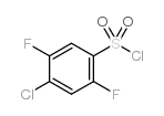 4-Chloro-2,5-difluorobenzenesulfonyl chloride Structure