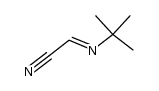 (N-tert-butylimino)acetonitrile Structure