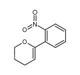 3,4-dihydro-6-(2-nitrophenyl)-2H-pyrane结构式