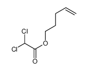 pent-4-enyl 2,2-dichloroacetate结构式