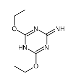 4,6-diethoxy-1,3,5-triazin-2-amine Structure