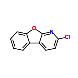 2-Chloro[1]benzofuro[2,3-b]pyridine Structure