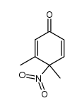 3,4-dimethyl-4-nitrocyclohexa-2,5-dienone Structure