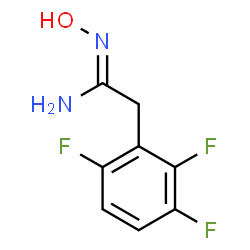 BENZENEETHANIMIDAMIDE,2,3,6-TRIFLUORO-N-HYDROXY- structure