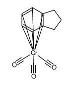 (η6-indane)Cr(CO)3 Structure