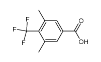 3,5-Dimethyl-4-trifluormethyl-benzoesaeure结构式