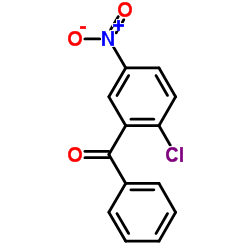 2-Chloro-5-nitrobenzophenone structure
