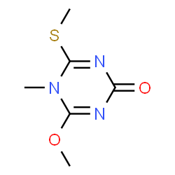 1,3,5-Triazin-2(5H)-one,4-methoxy-5-methyl-6-(methylthio)-(9CI) picture