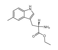 5-methyl-L-tryptophan ethyl ester结构式