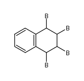 1,2,3,4-tetrakis(dihydroboryl)-1,2,3,4-tetrahydronaphtelene结构式