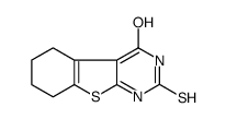 2-疏基-5,6,7,8-四氢-3H-苯并[4,5]噻吩并[2,3-d]嘧啶-4-酮图片