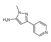 1-METHYL-3-(PYRIDIN-4-YL)-1H-PYRAZOL-5-AMINE structure