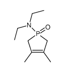 N,N-diethyl-3,4-dimethyl-1-oxo-2,5-dihydro-1λ5-phosphol-1-amine结构式