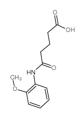 4-(2-甲氧基苯基氨基甲酰基)-丁酸结构式