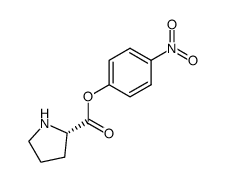 L-proline p-nitrophenyl ester Structure