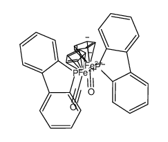 [(μ2-dibenzophospholyl)2Fe2Cp2(CO)2]结构式