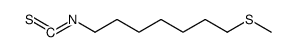 7-(methylthio)heptyl isothiocyanate Structure