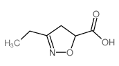 3-ethyl-4,5-dihydro-1,2-oxazole-5-carboxylic acid Structure