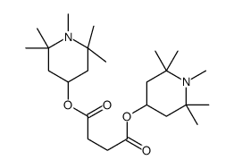 bis(1,2,2,6,6-pentamethylpiperidin-4-yl) butanedioate Structure