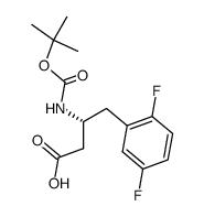 (R)-3-[((tert-Butoxy)carbonyl)amino]-4-(2,5-difluorophenyl)butanoic acid picture