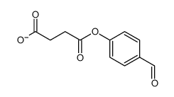 4-(4-formylphenoxy)-4-oxobutanoate结构式