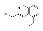 N-(2-Ethyl-6-methylphenyl)-2-sulfanylacetamide结构式