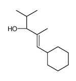 (3R)-1-cyclohexyl-2,4-dimethylpent-1-en-3-ol结构式