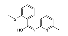 Benzamide, N-(6-methyl-2-pyridinyl)-2-(methylthio)- (9CI) Structure