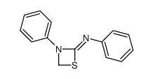 N,3-diphenyl-1,3-thiazetidin-2-imine Structure