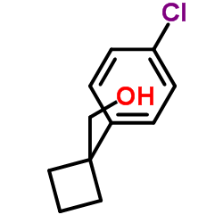 [1-(4-Chlorophenyl)cyclobutyl]methanol Structure