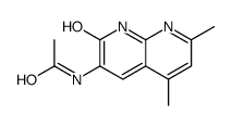 N-(5,7-dimethyl-2-oxo-1H-1,8-naphthyridin-3-yl)acetamide结构式