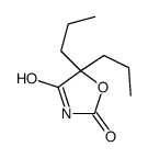 5,5-dipropyl-1,3-oxazolidine-2,4-dione结构式