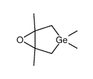 1,3,3,5-tetramethyl-6-oxa-3-germabicyclo[3.1.0]hexane结构式