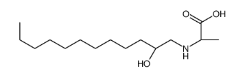 (2S)-2-(2-hydroxydodecylamino)propanoic acid Structure