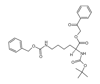 t-Boc-L-Lys(Z)-OPAO Structure