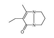 6-ethyl-7-methyl-2,3-dihydro-1H-pyrazolo[1,2-a]pyrazol-5-one Structure