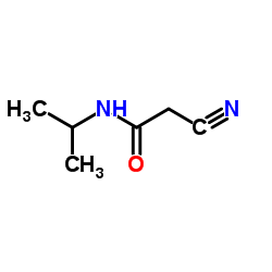 2-Cyano-N-isopropylacetamide structure