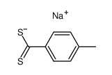 sodium 4-(methyl)dithiobenzoate Structure