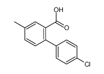 2-(4-chlorophenyl)-5-methylbenzoic acid Structure