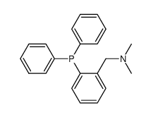 (2-((Dimethylamino)methyl)phenyl)diphenylphosphine结构式
