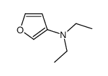 3-Furanamine,N,N-diethyl-(9CI) Structure