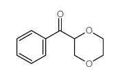 1,4-dioxan-2-yl-phenyl-methanone structure