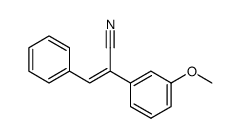 2-(3-methoxy-phenyl)-3c()-phenyl-acrylonitrile Structure