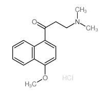 3-(dimethylamino)-1-(4-methoxy-1-naphthyl)-1-propanone Structure